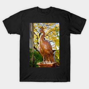 Bronzed Peacock in Autumn T-Shirt